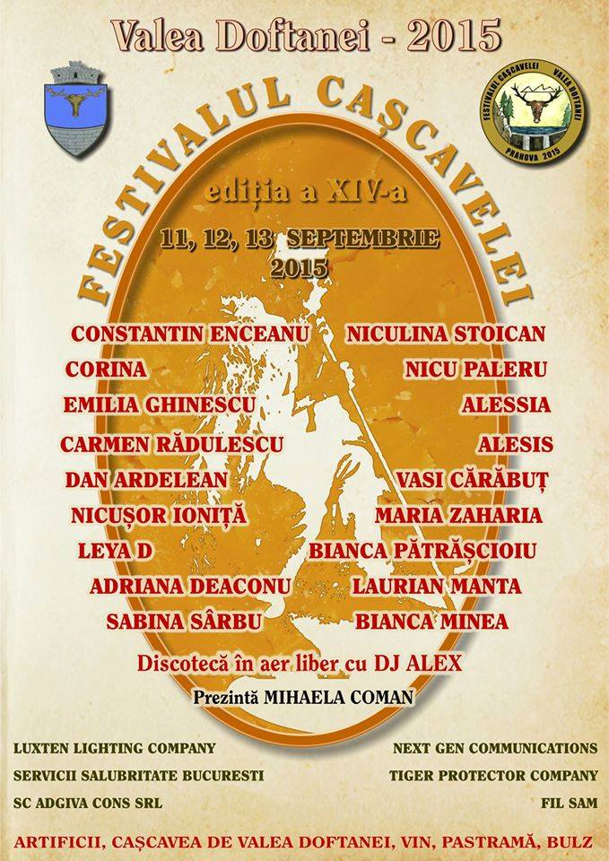 Programul celei de-a XIV-a editii a Festivalului Cascavelei (11-13 septembrie)